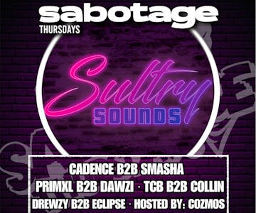 Sabotage Thursdays x Sultry Sounds