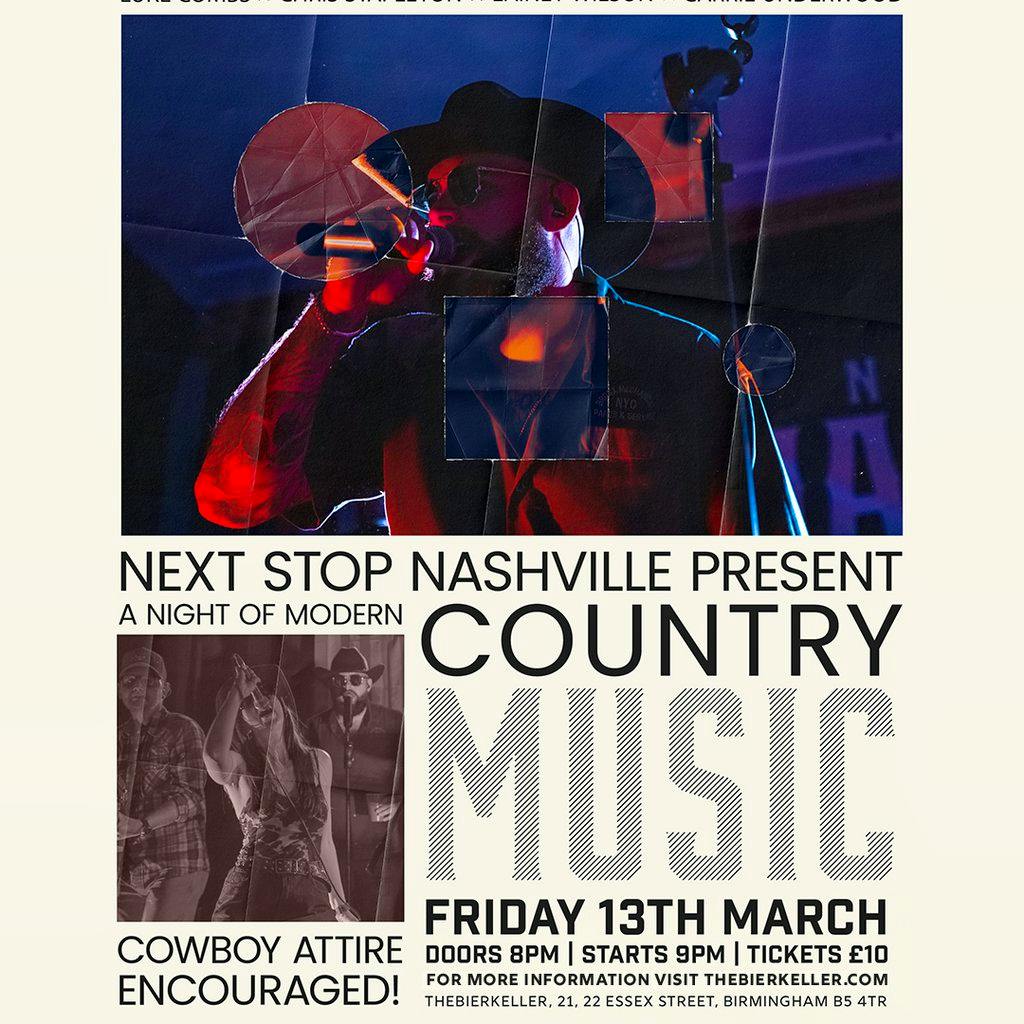 Next Stop Nashville at The Bierkeller Birmingham! at The Bierkeller Birmingham