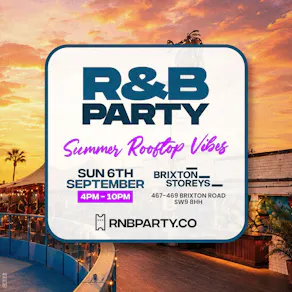 R&B PARTY - Summer Rooftop Party