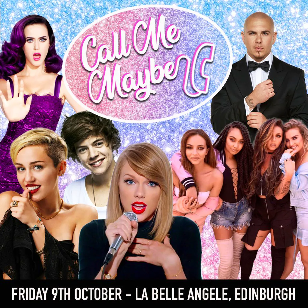 Call Me Maybe - 2010s Party (Edinburgh) at La Belle Angele