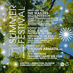 Junction 1 Summer Festival 2022 Tickets | Junction 1 Glasgow  | Sun 31st July 2022 Lineup