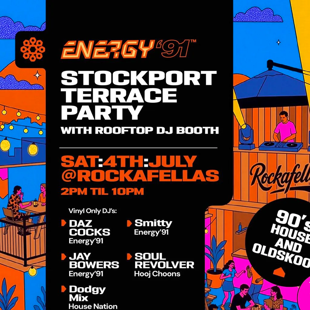 Energy 91 Terrace Party at Rockafella Stockport