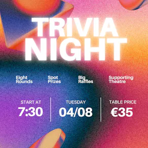 Quiz Night at Franciscan Well - Tuesday 4th August