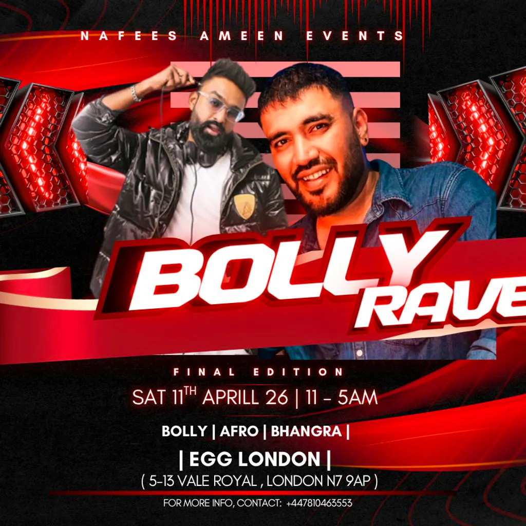 Bollywood Rave Final Edition at Egg London