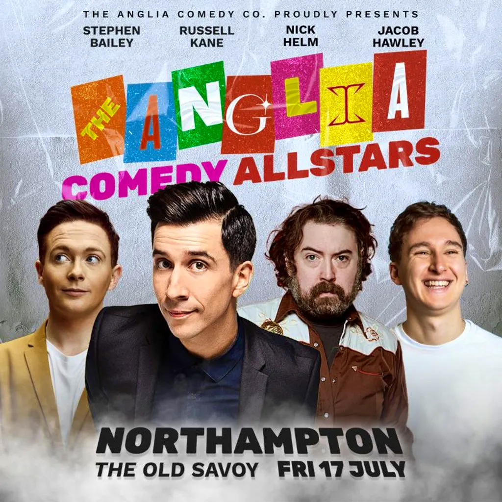 Anglia Comedy Allstars July at The Old Savoy   Home Of The Deco Theatre 