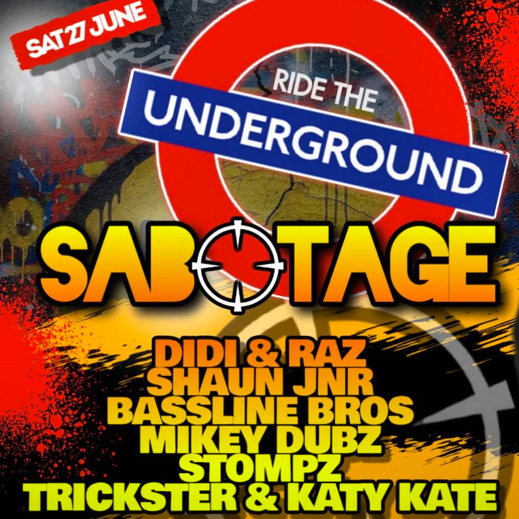 RIDE THE UNDERGROUND: Sabotage at Fez Club Sheff