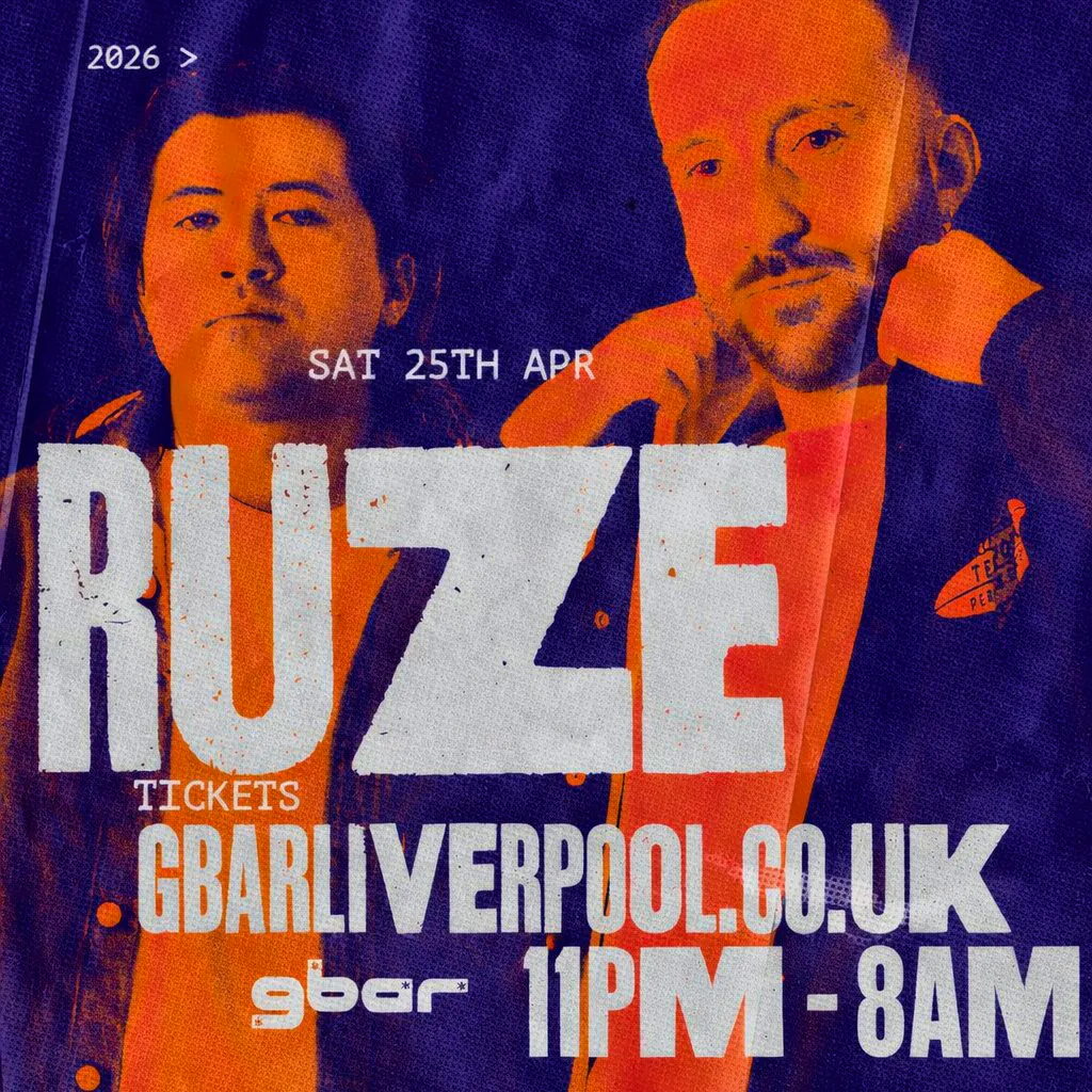 RUZE @ GBar Liverpool 25.04.26 at Gbar