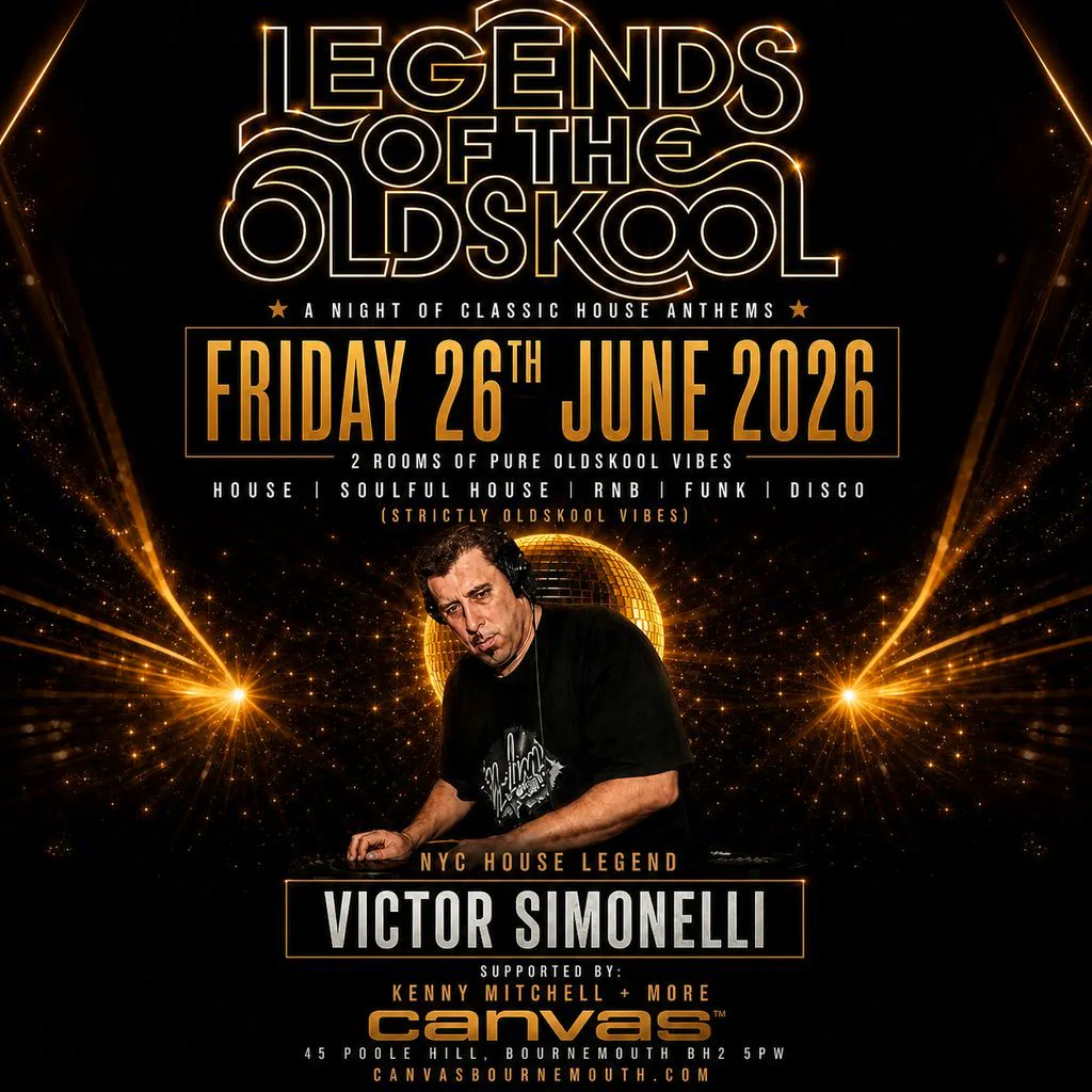 Legends of the OldSkool - a Night of Classic House Anthems at Canvas Bournemouth