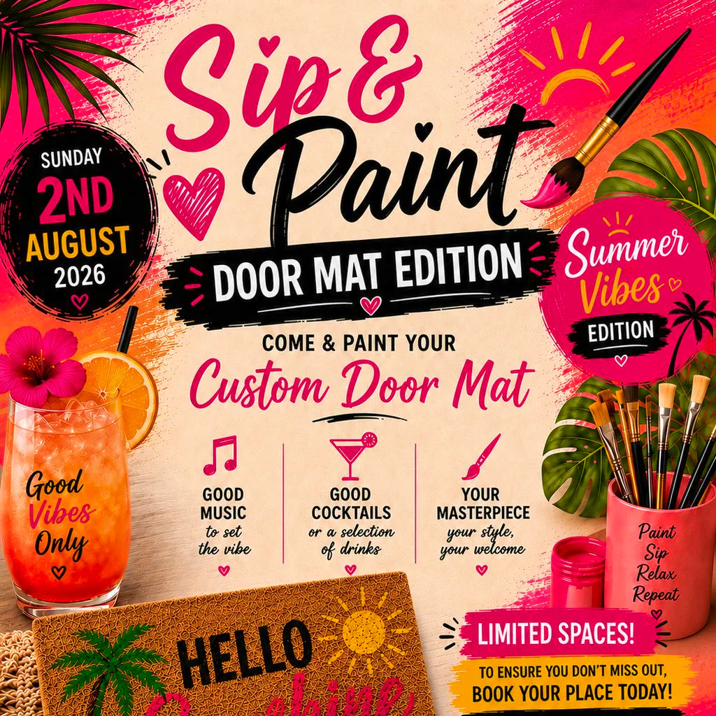Sip & Paint: Summer Vibes Door Mat Edition at Springfield Bar And Social Club