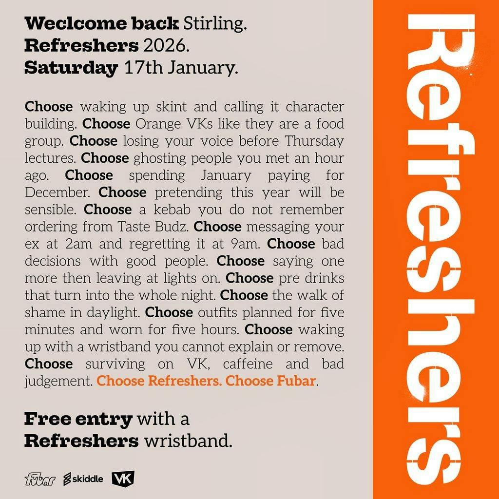 Refreshers 26 - Opening Party Saturday at Fubar