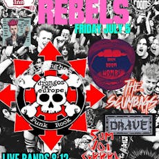 REBELS : Drongos for Europe, Boom Boom Womb, Drave and Sumwotgrr at The Clarendon 38 Chapel Ash, Wolverhampton