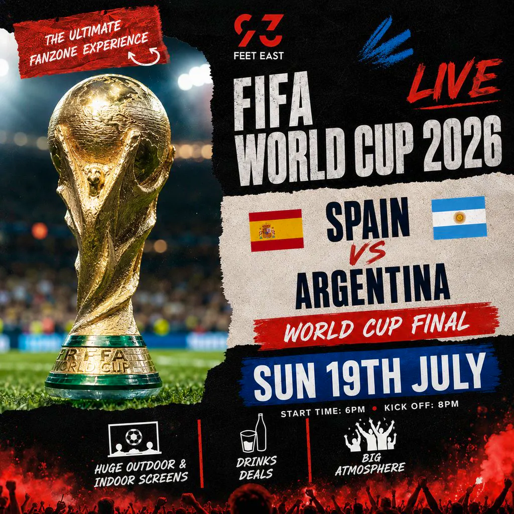 World Cup 2026 Live: Spain Vs Argentina at 93 Feet East