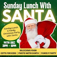 Family Lunch and Party With Santa - 14th December at The Milbourne Arms