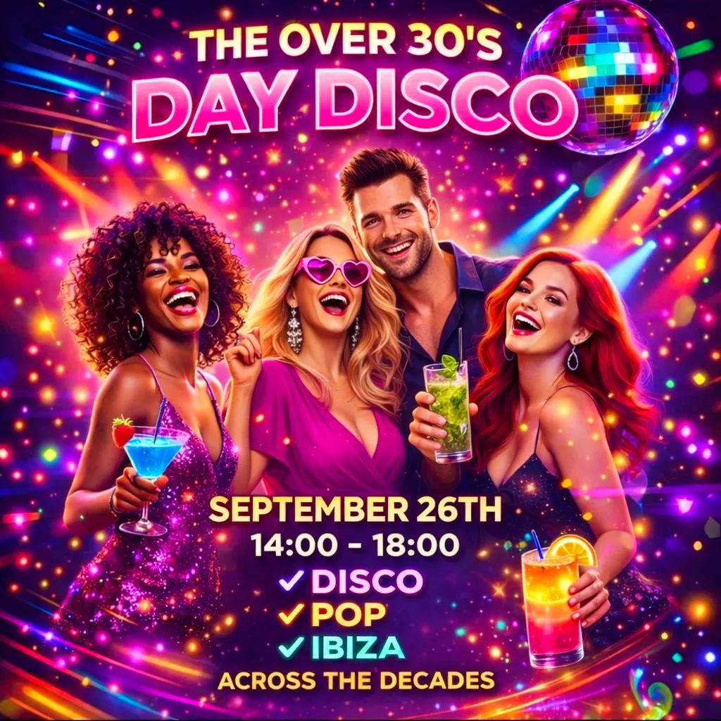 Across the Decades, over 30's daytime Disco at The Charmandean Centre