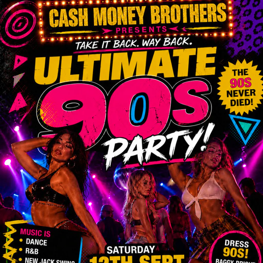 CMB ULTIMATE 90s PARTY at Coppid Beech Hotel
