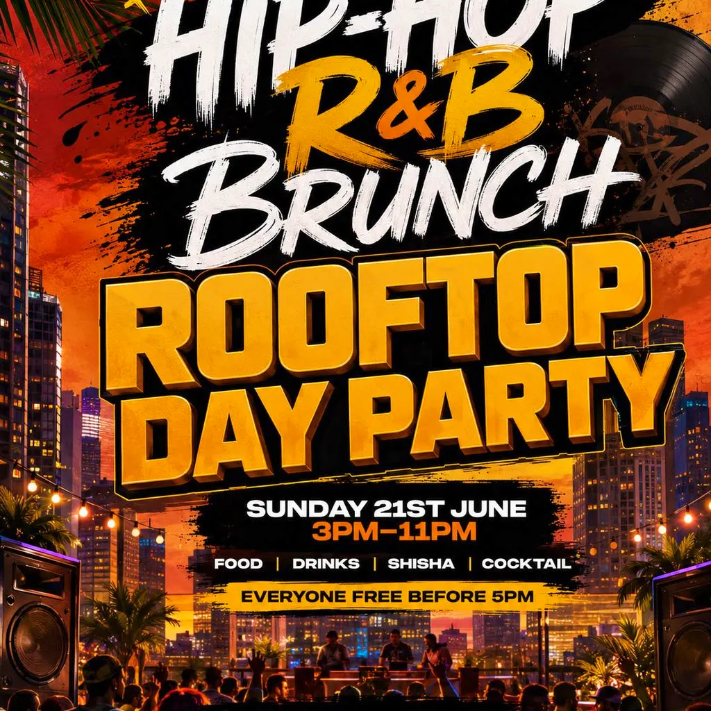 Hip Hop R&B Brunch - ROOFTOP DAY PARTY at GRAND EMPIRE