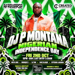 Nigerian Independence Day Official Party with Dj P Montana