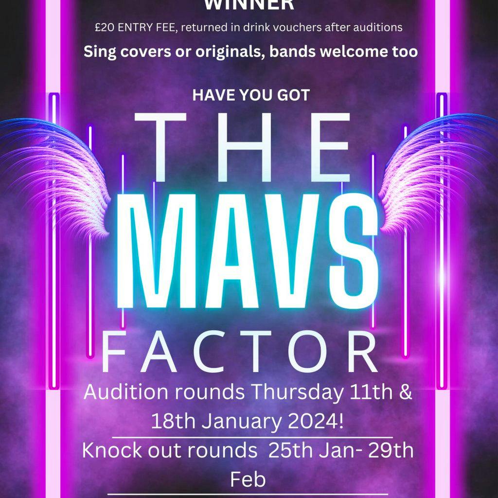 Mavs Factor Maverick's Bingley Thu 11th January 2024 Lineup