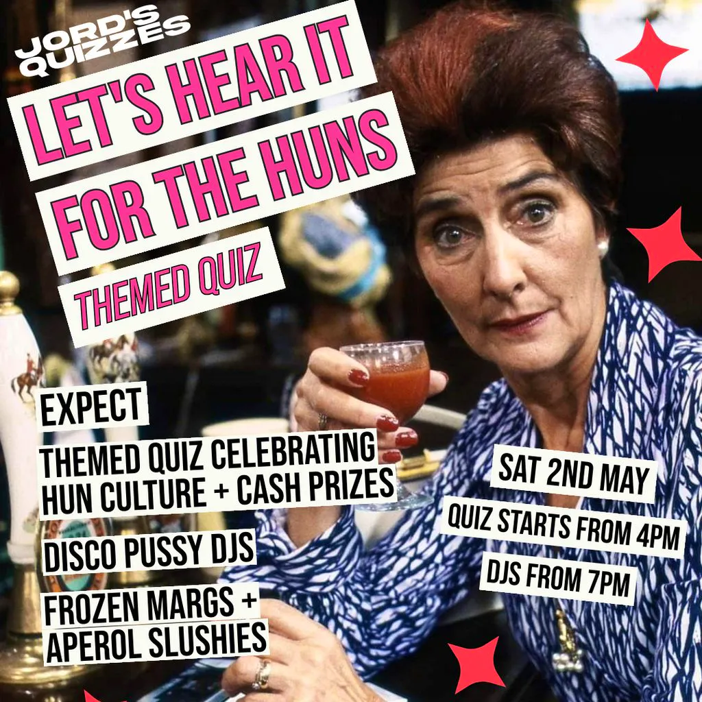 Let's hear it for the Huns: Hun themed quiz at The Button Factory