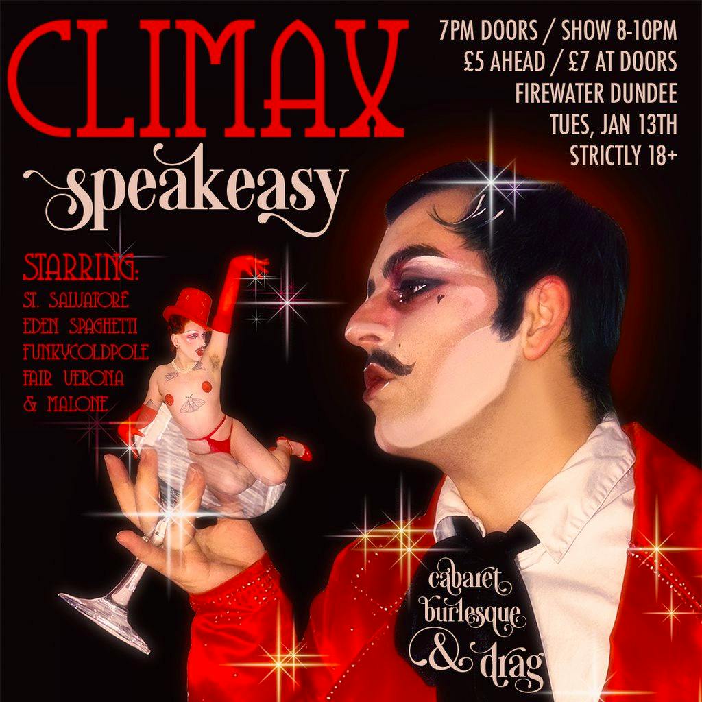 CLIMAX: Speakeasy at Firewater Dundee