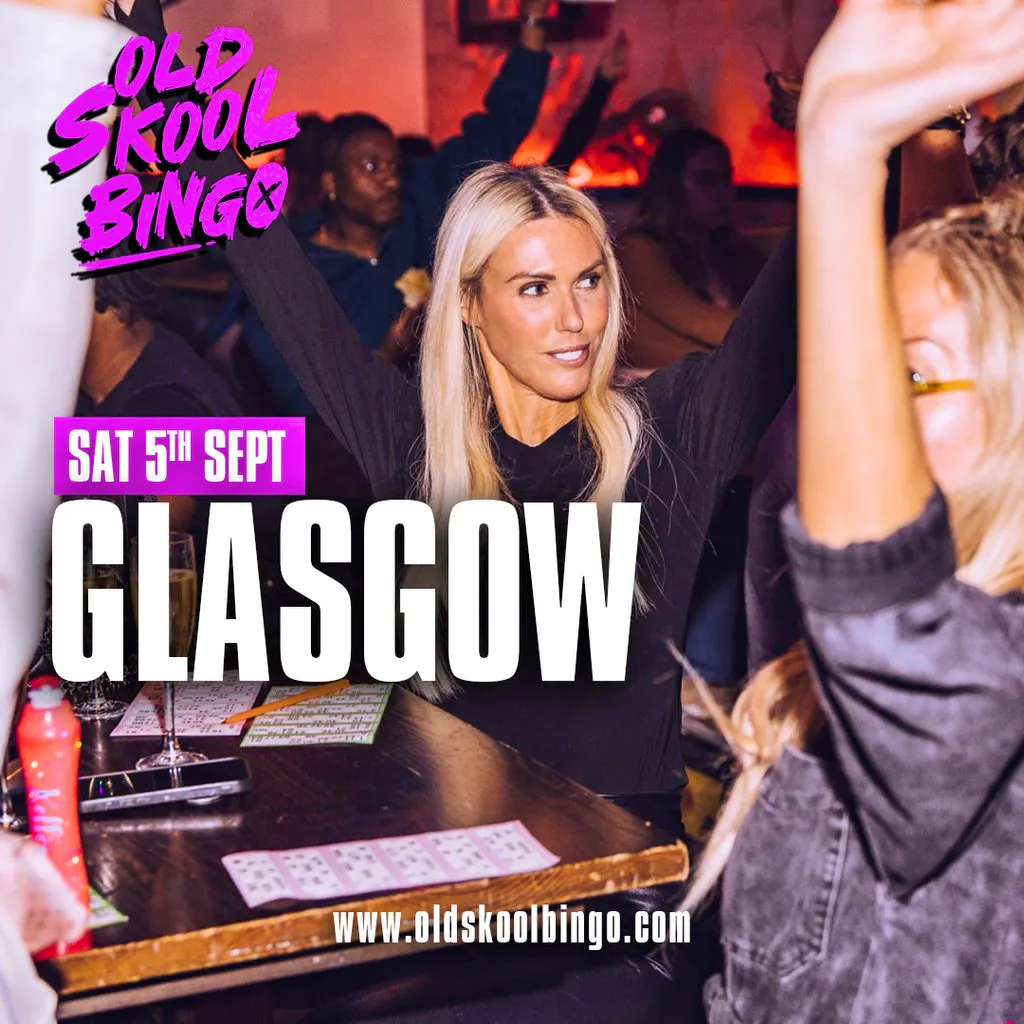 Old Skool Bingo Sat 5th Sep Glasgow at Manuka