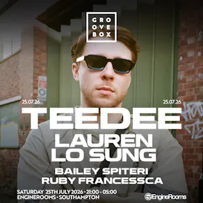 TEEDEE| Groovebox at Engine Rooms, Southampton|SOLD OUT