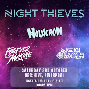Night Thieves plus supports | Arc:Hive Liverpool