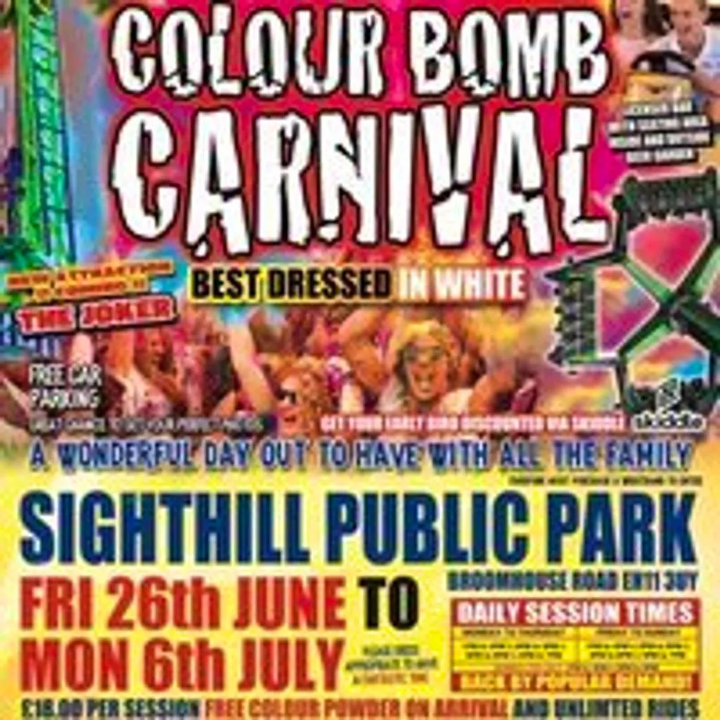 Taylor's of Edinburgh presents Colour Bomb Carnival 2026! at Sighthill Public Park