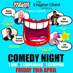Comedy Night Tickets | The Engine Shed Wetherby  | Fri 19th April 2024 Lineup