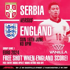 England vs Serbia - Euros 2024 - Live Screening at Area Manchester