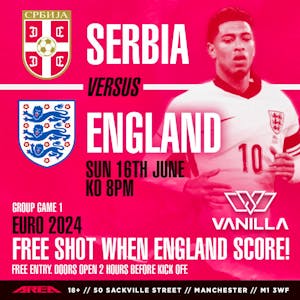 England vs Serbia - Euros 2024 - Live Screening