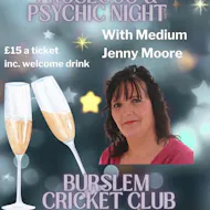 Prosecco & Psychic Night with Jenny Moore at Burslem CC at Burslem Cricket Club