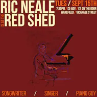 Ric Neale is at The Red Shed, Wakefield at The Red Shed Wakefield Labour Club