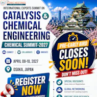 World Conference on Catalysis and Chemical Engineering at Osaka, Japan