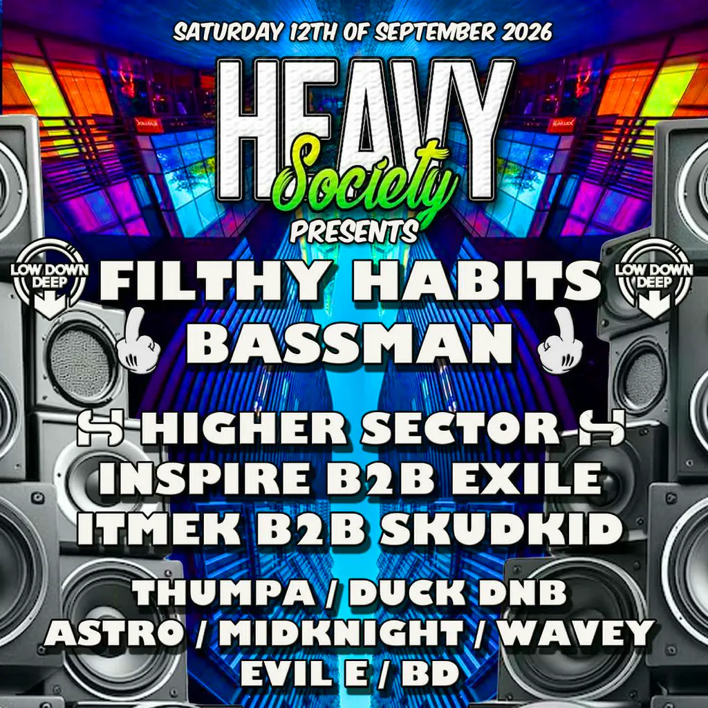 Heavy Society DNB at Geez King Street Dy28nz