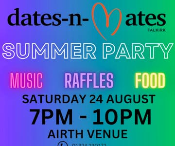 Dates-n-mates Falkirk Summer Party