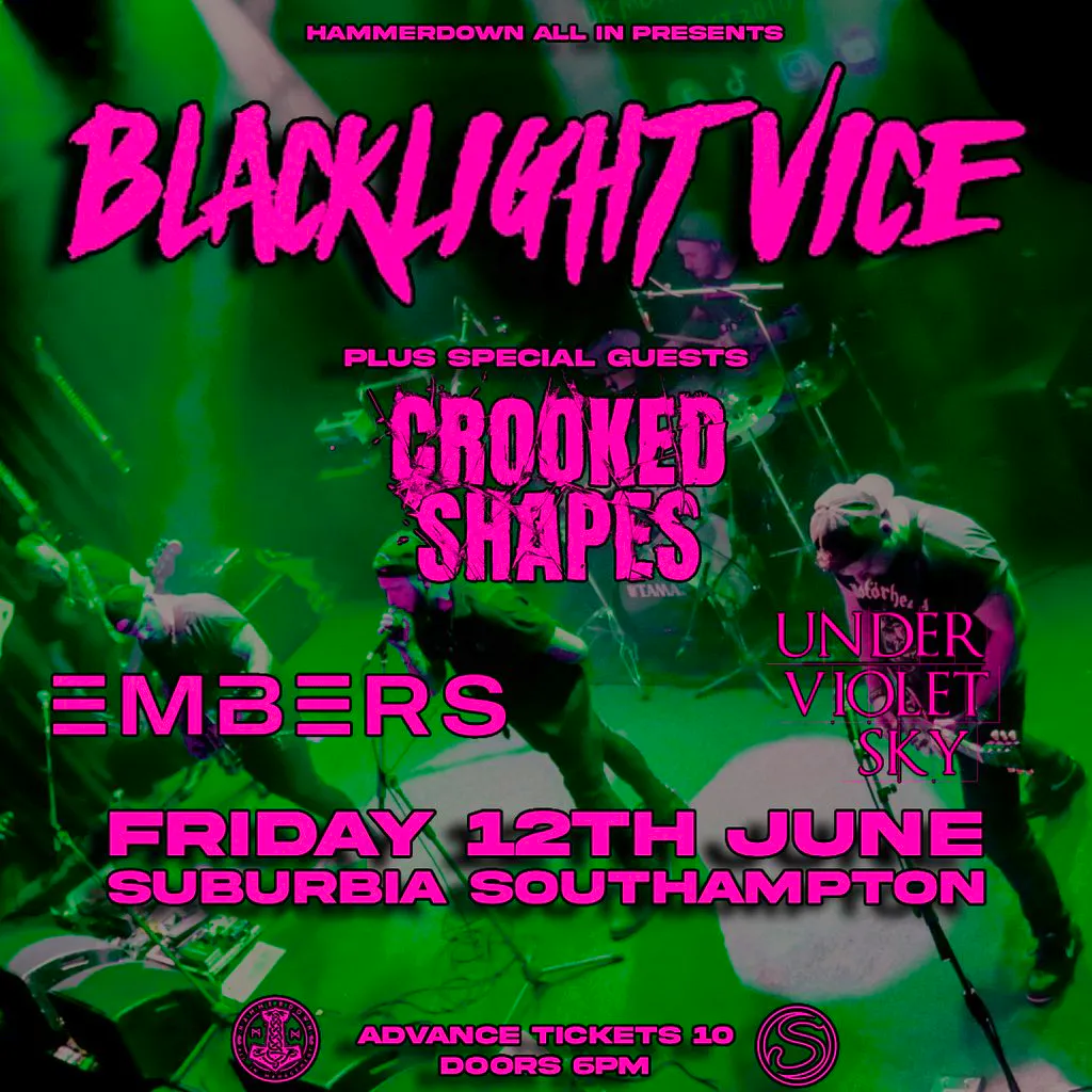 Blacklight Vice at Suburbia Southampton