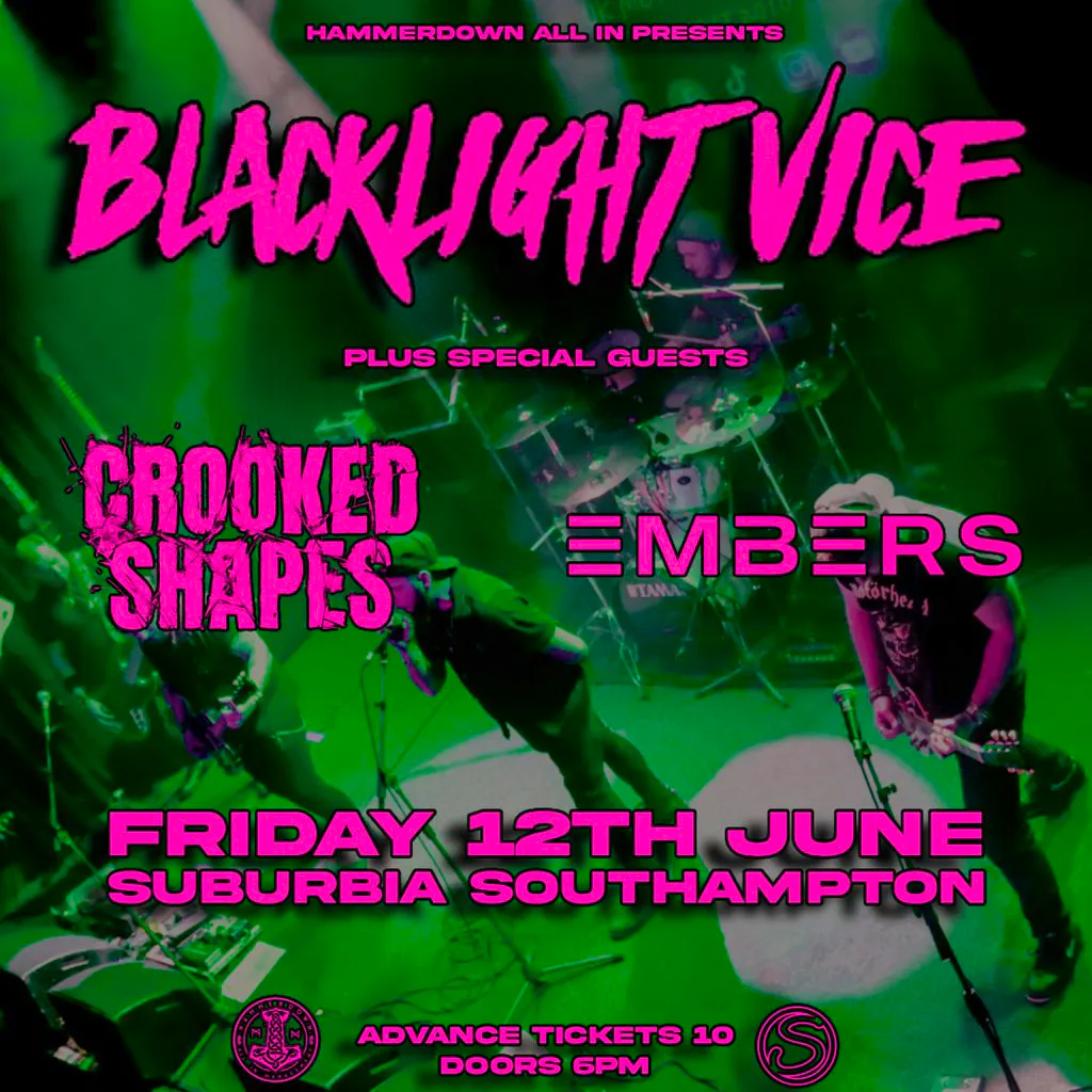 Blacklight Vice at Suburbia Southampton