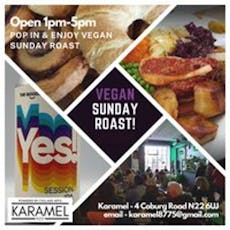 Karamel Vegan Sunday Roast at Karamel N22 | Collage Arts