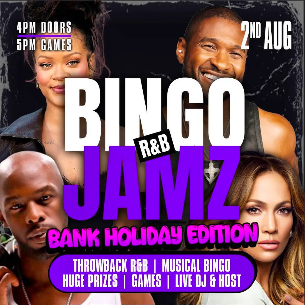 Bingo Jamz Glasgow | 2nd August 2026 at Berlinkys