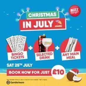 Xmas In July 25/07 - Buzz Bingo Castleford Town