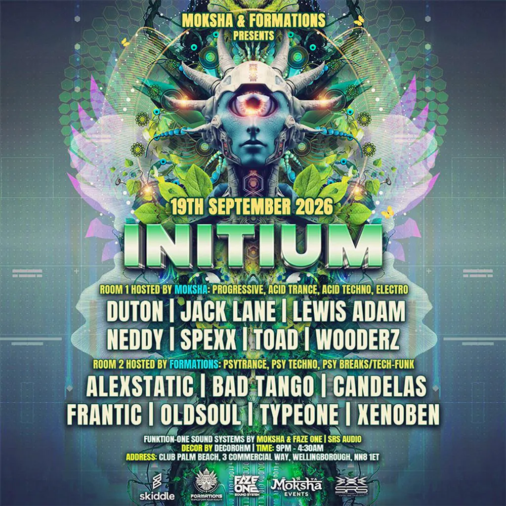 Moksha & Formations Presents: Initium at Club Palm Beach