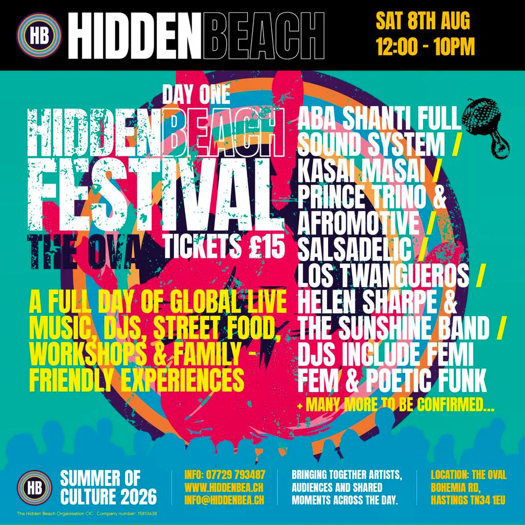 Hidden Beach Festival: Day 1 at The Oval (Hastings)