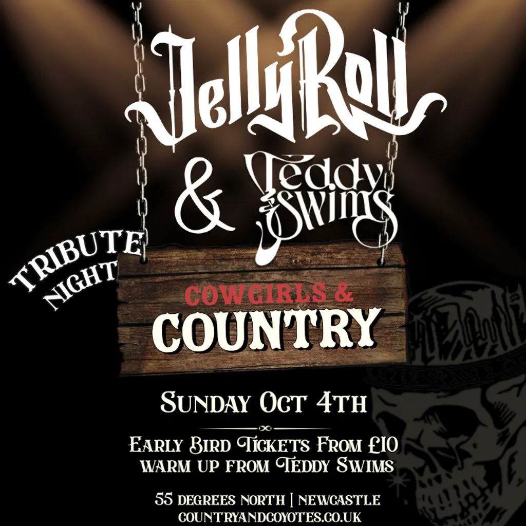 Jelly Roll & Teddy Swims Tribute Night at Cowgirls And Country