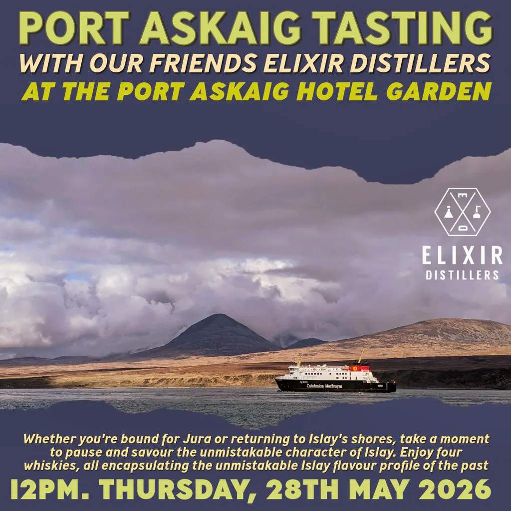 Port Askaig Whisky Tasting at Port Askaig at Port Askaig Hotel