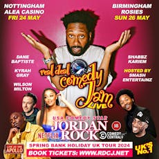 Nottingham Real Deal Comedy Jam Special starring J Rock at ALEA Casino