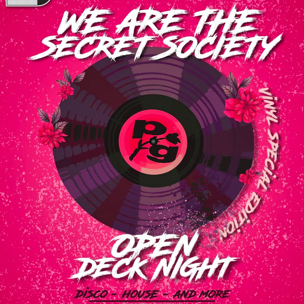 We are the secret society presents - VINYL SPECIAL EDITION at Paradise Garden