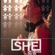 She on decks at The She Hastings TN34 3EG
