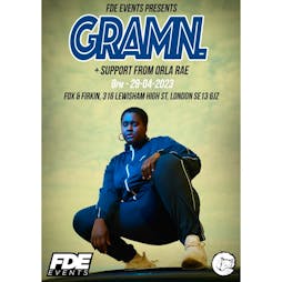 Gramn Tickets | Fox And Firkin London  | Sat 29th April 2023 Lineup