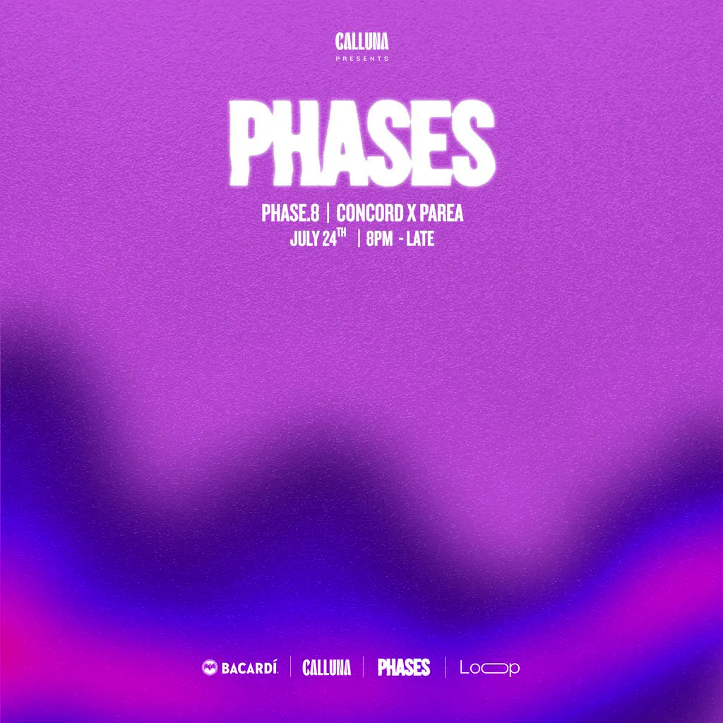 PHASES presents: Parea x Concord at Calluna Nottingham